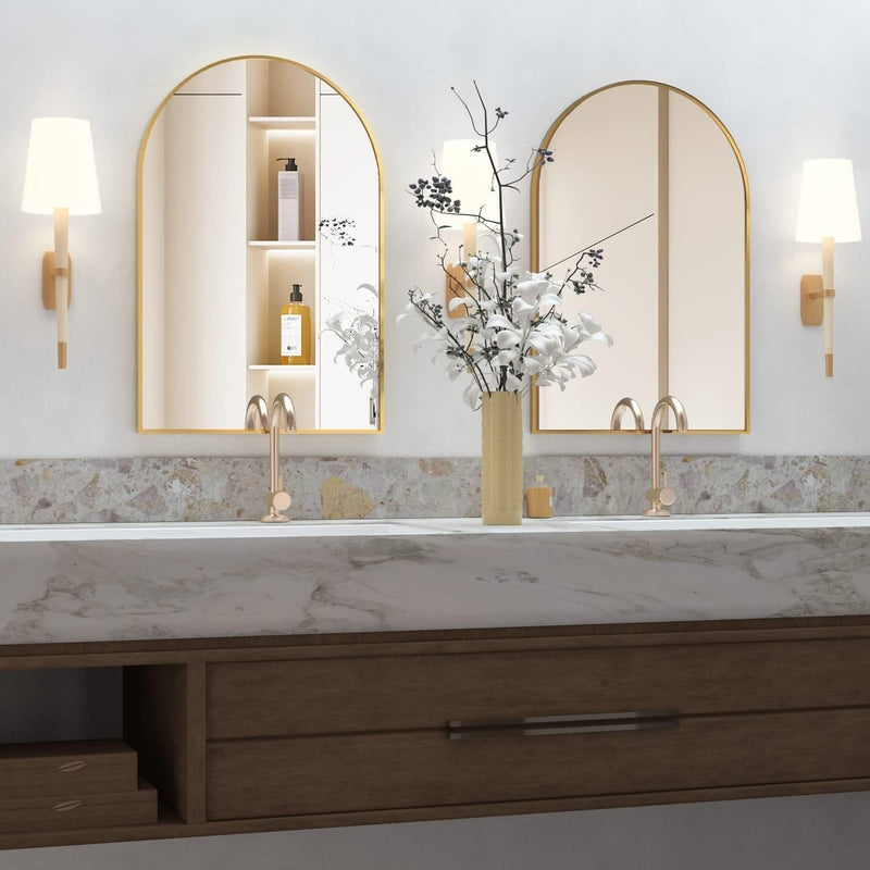 2 miroir salle de bain porte