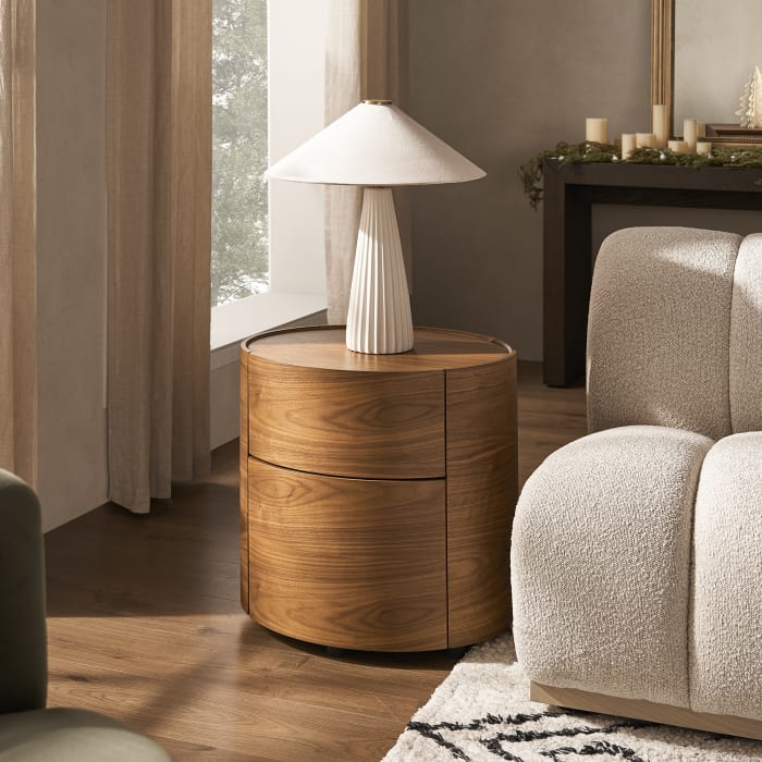 Table d'appoint avec tiroirs