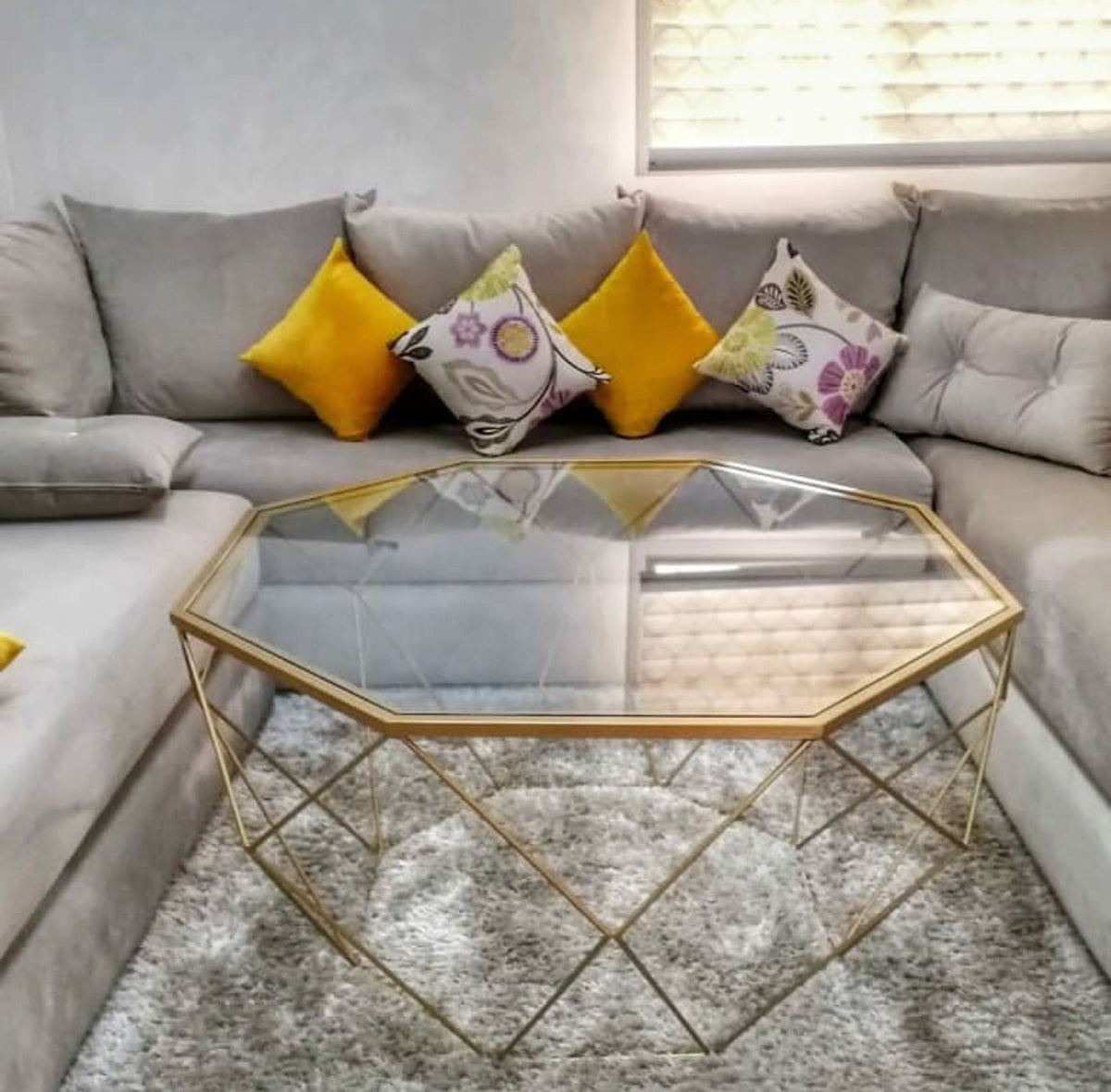 Table basse diamond