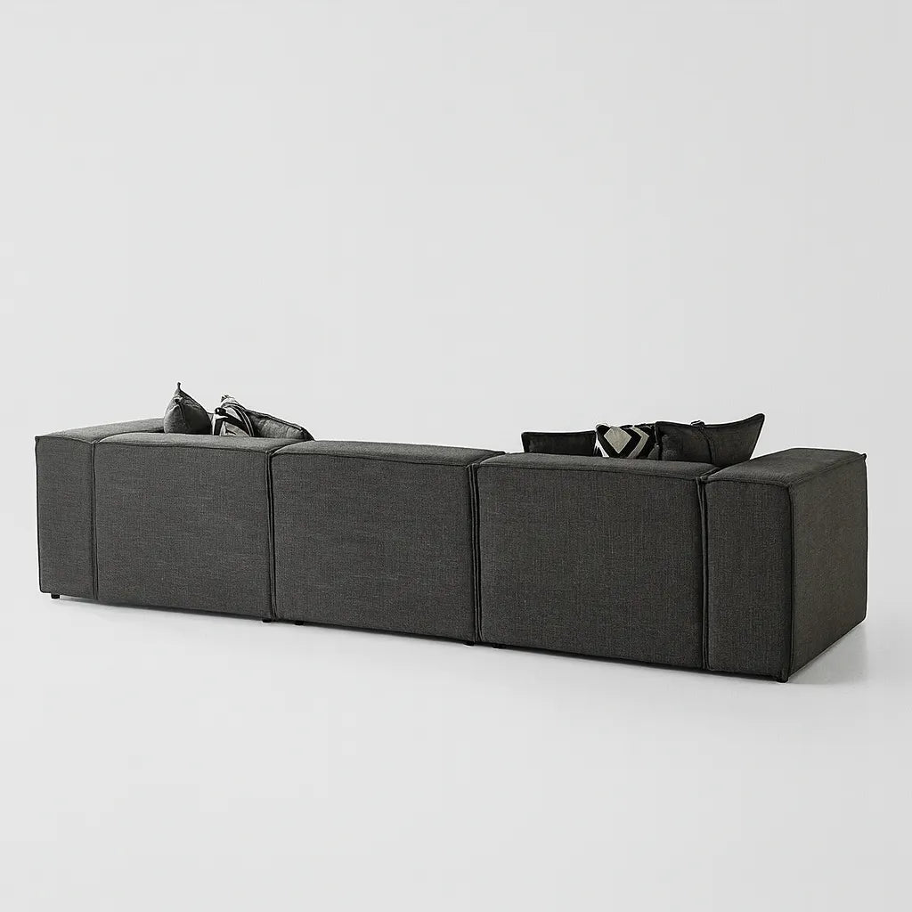 CANAPÉ D'ANGLE 310CM GALA + POUF