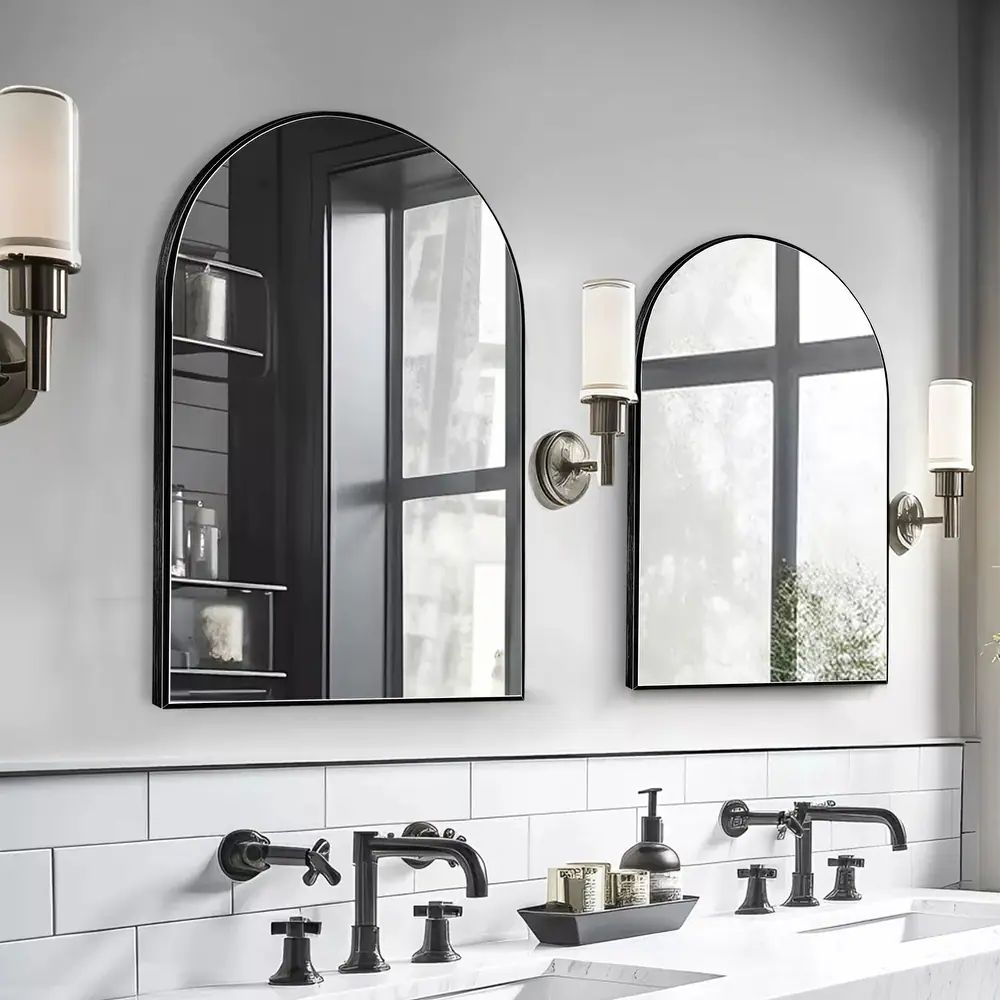 2 miroir salle de bain  porte