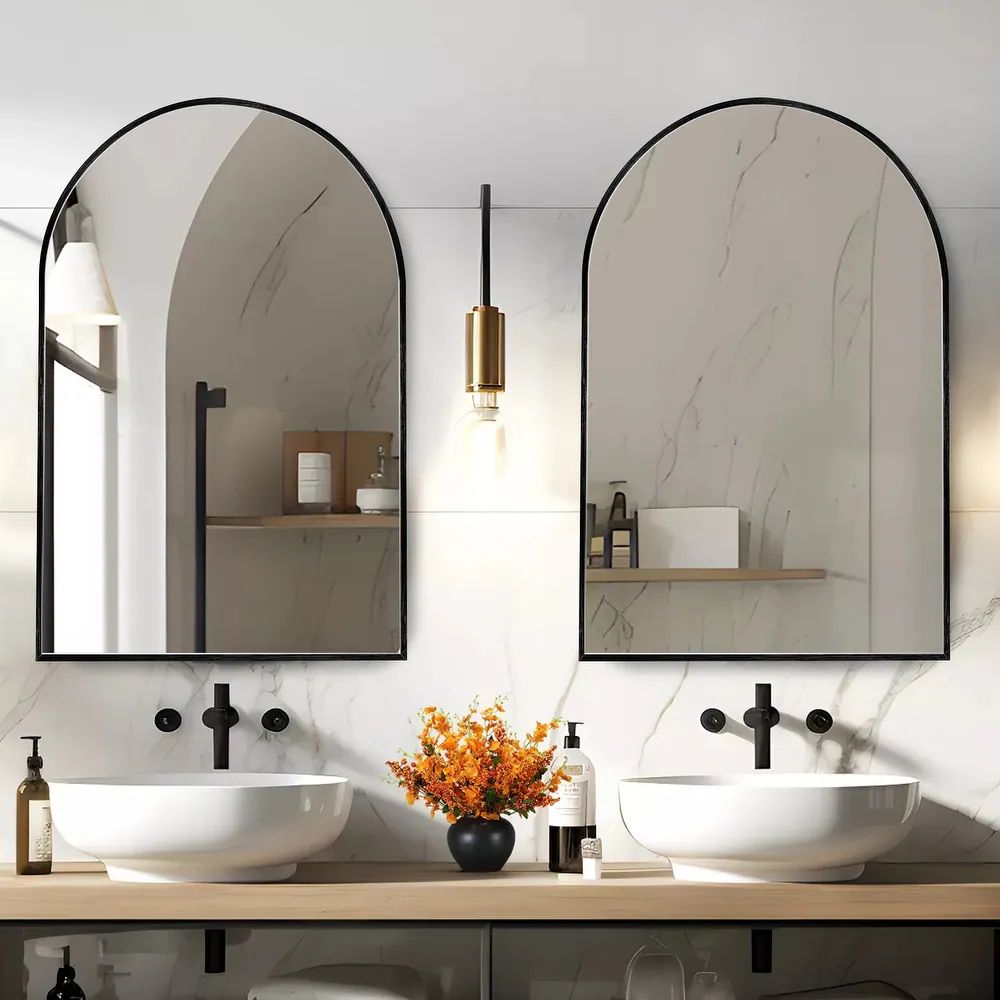 2 miroir salle de bain  porte