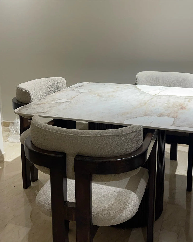 Table à Manger en Céramique avec 6 Chaises model M