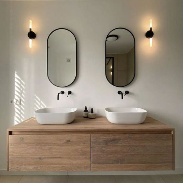 2 Miroir salle de bain ovale