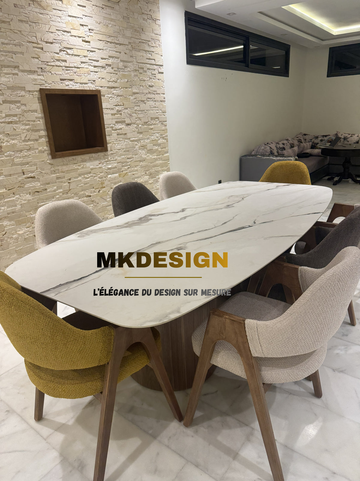 Table à Manger en Céramique 