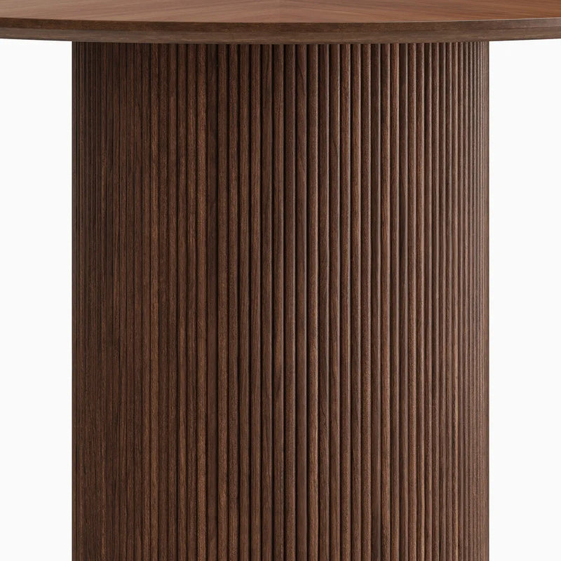 Table a manger ronde en bois magnus