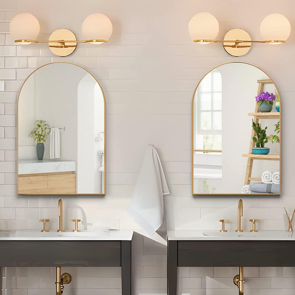 2 miroir salle de bain  porte