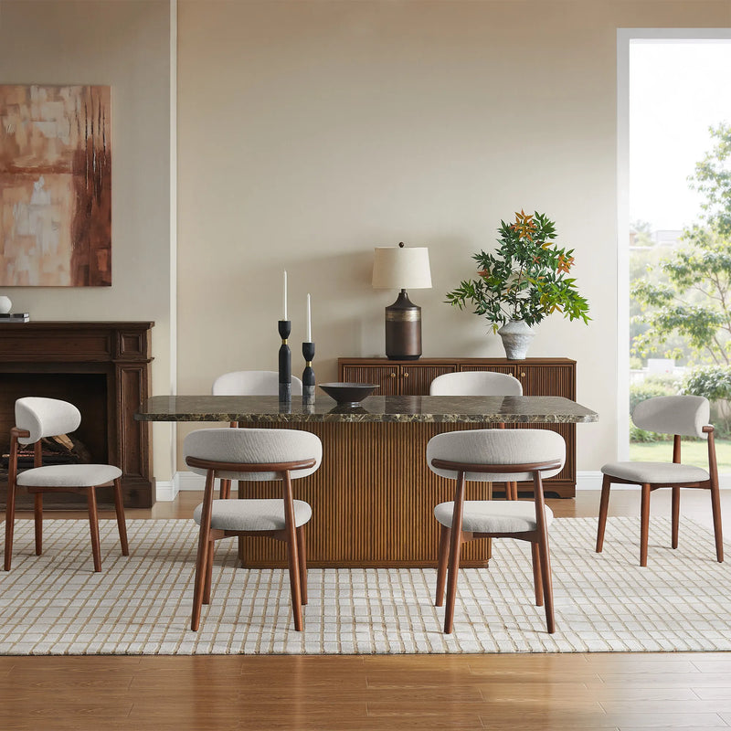 Table à manger Eliseo en marbre