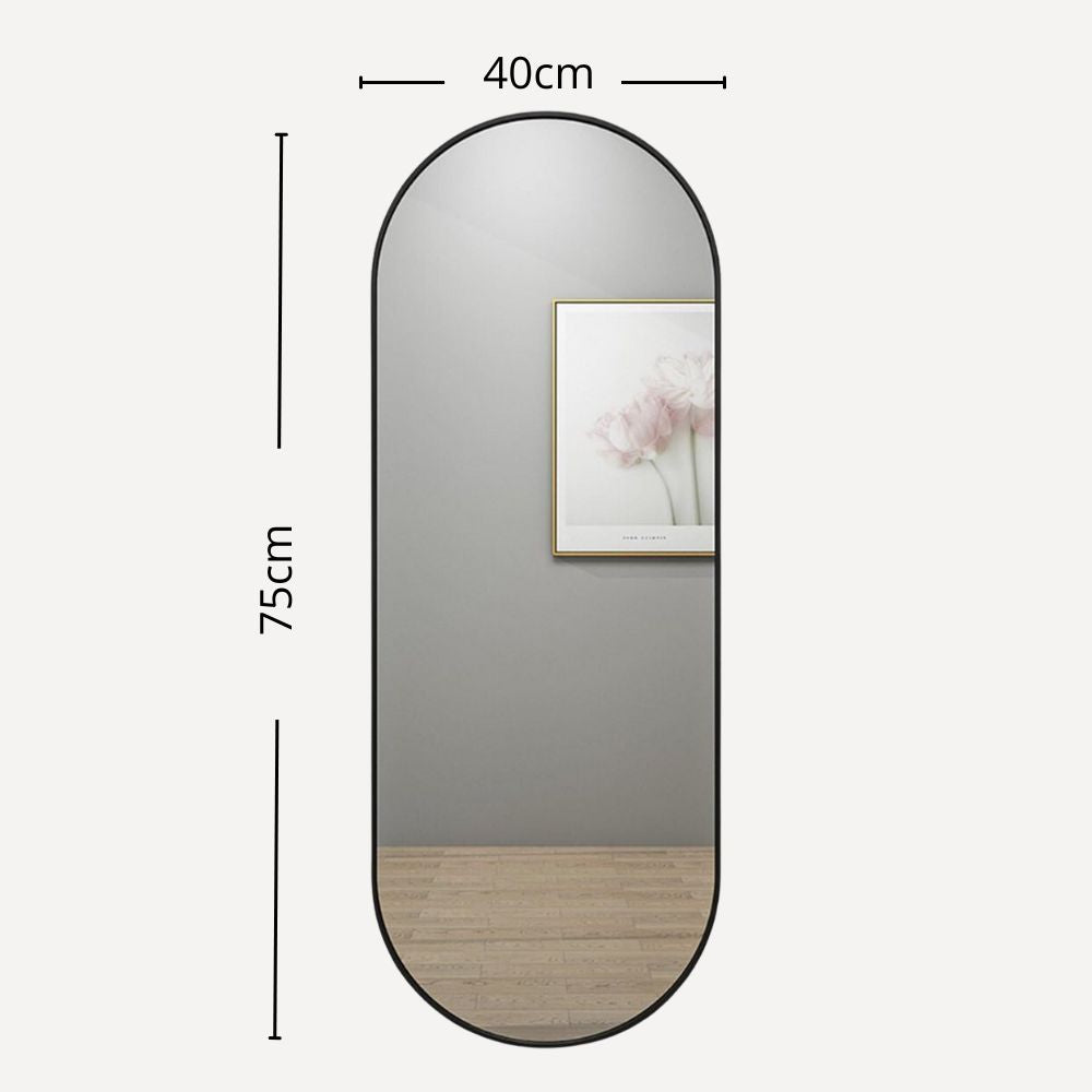 2 Miroir salle de bain ovale