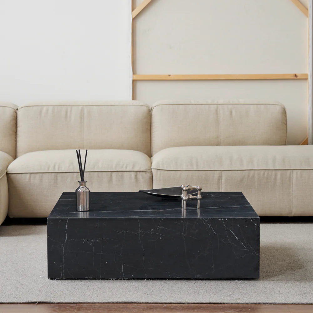 Table basse en marbre noir | Grado Sugar