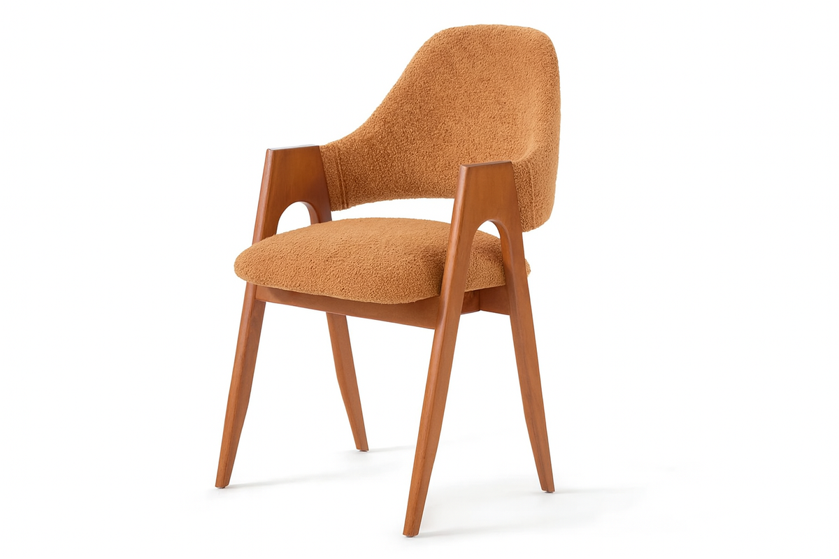 Table Élégance Bois  ktab  140\140 cm et 8 Chaises model (Alpha)