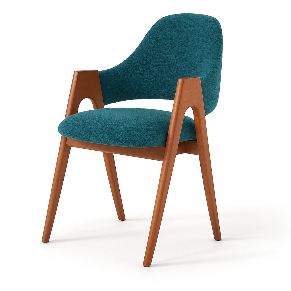 Table Élégance Bois  ktab  140\140 cm et 8 Chaises model (Alpha)