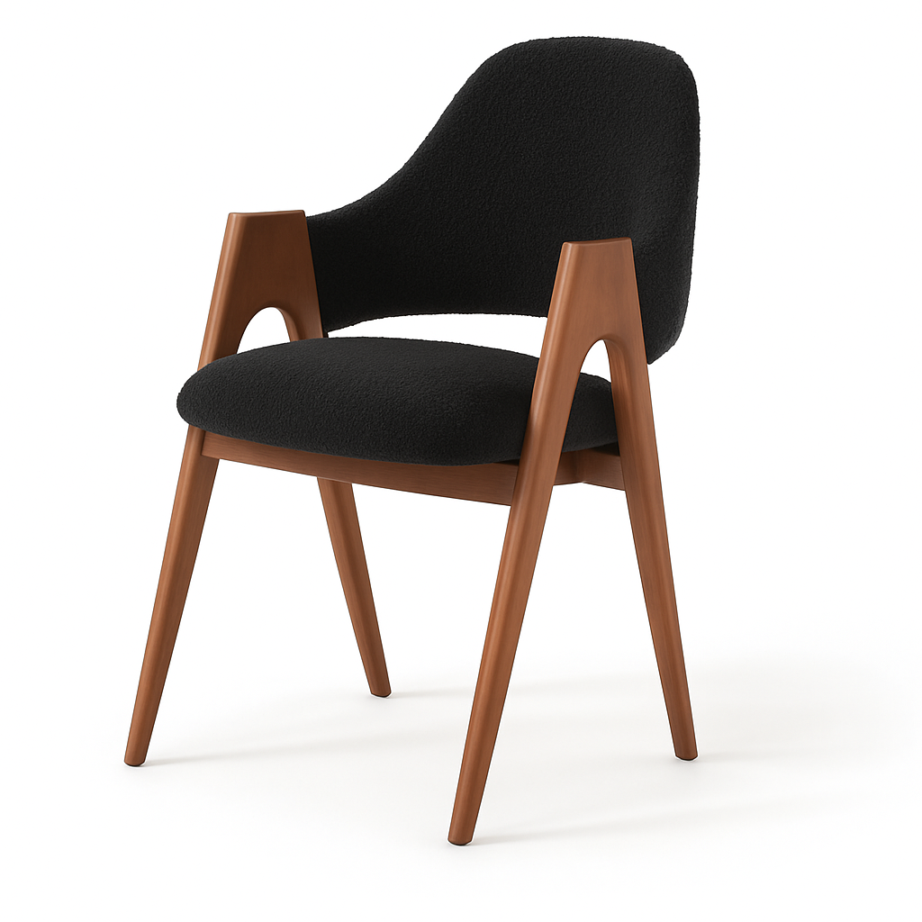 Table Élégance Bois  ktab  140\140 cm et 8 Chaises model (Alpha)