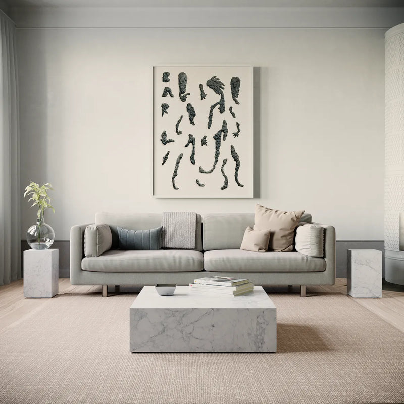 Table basse en marbre noir | Grado Sugar