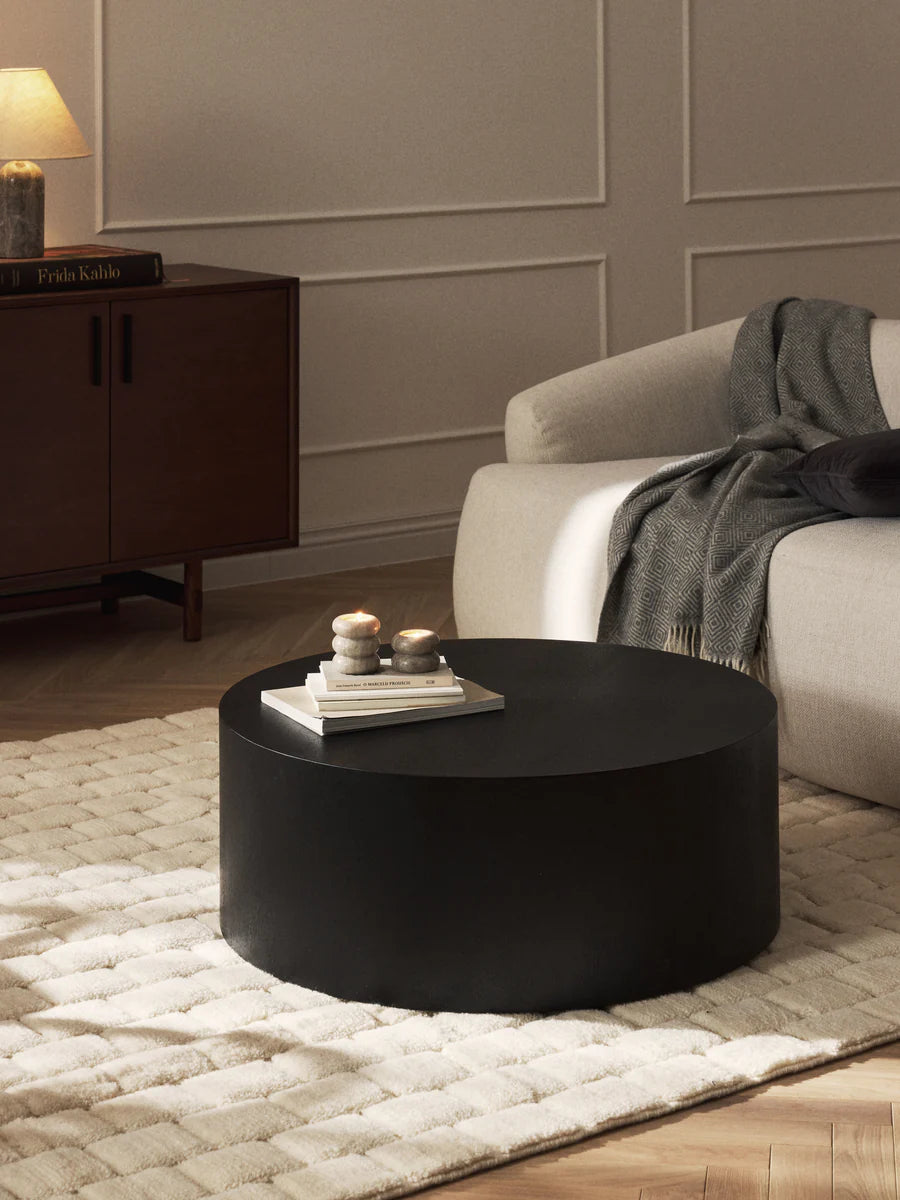 Table Basse Ronde en Bois Dan
