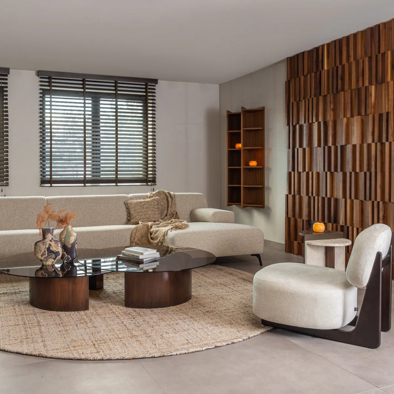 Table basse en verre Guna