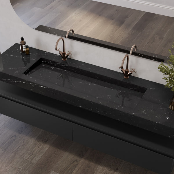 Sagitta Plus Slim - Vasque murale en Marbre