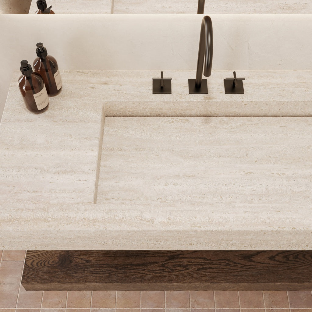 Sagitta Plus Slim - Vasque murale en Marbre
