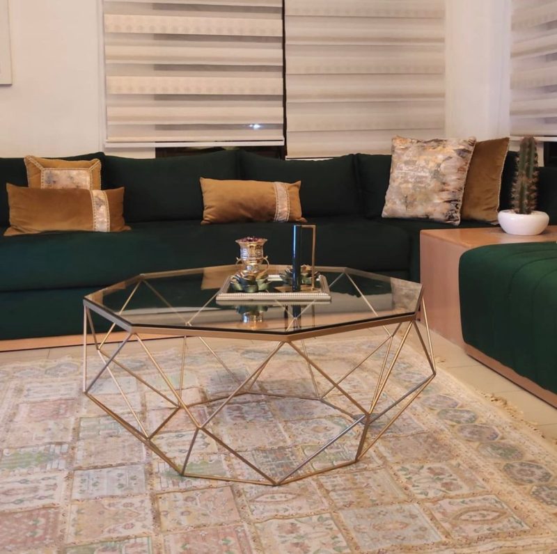 Table basse diamond