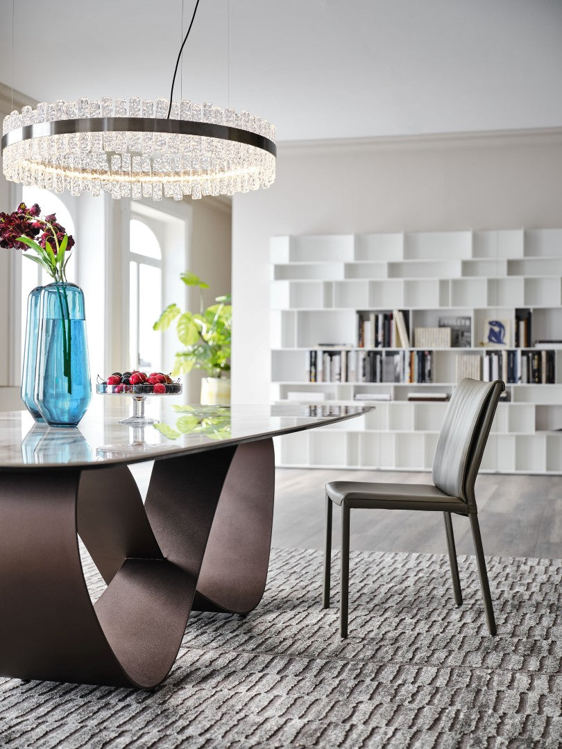 Table en porcelaine papillon