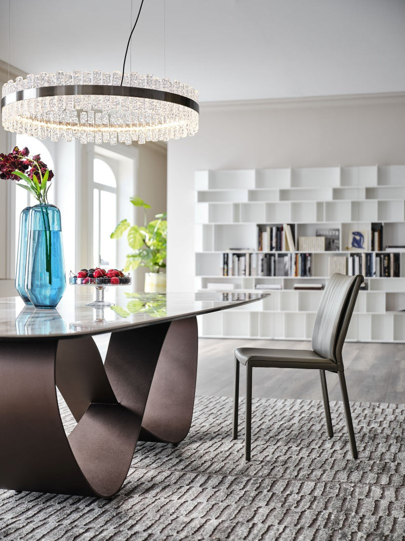 Table en porcelaine papillon