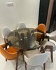 Table Ronde Chic avec 6 Chaises