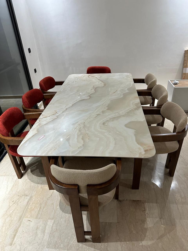 Table à Manger Céramique Prestige 8 chaises Model M