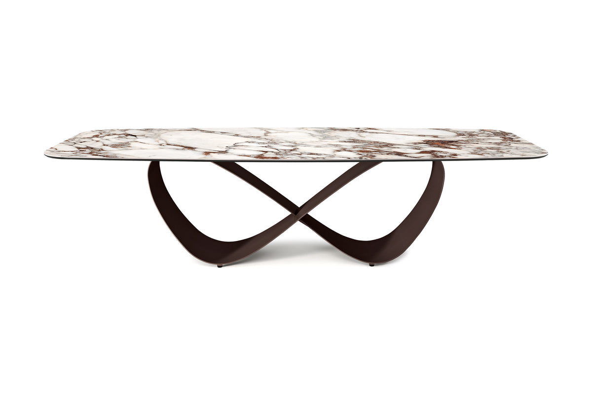 Table en porcelaine papillon