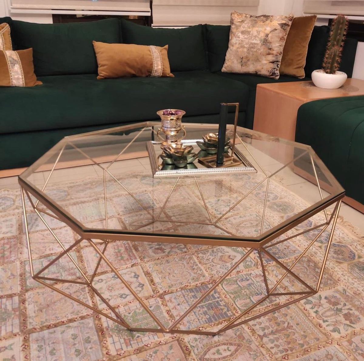Table basse diamond