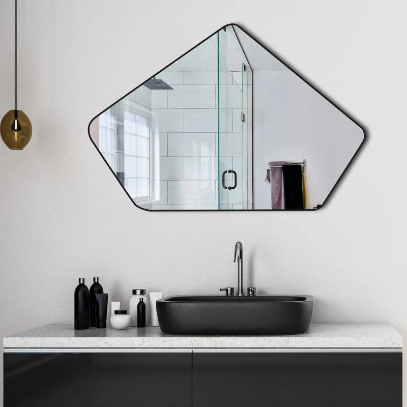 Miroir de salle de bain salon irrégulier