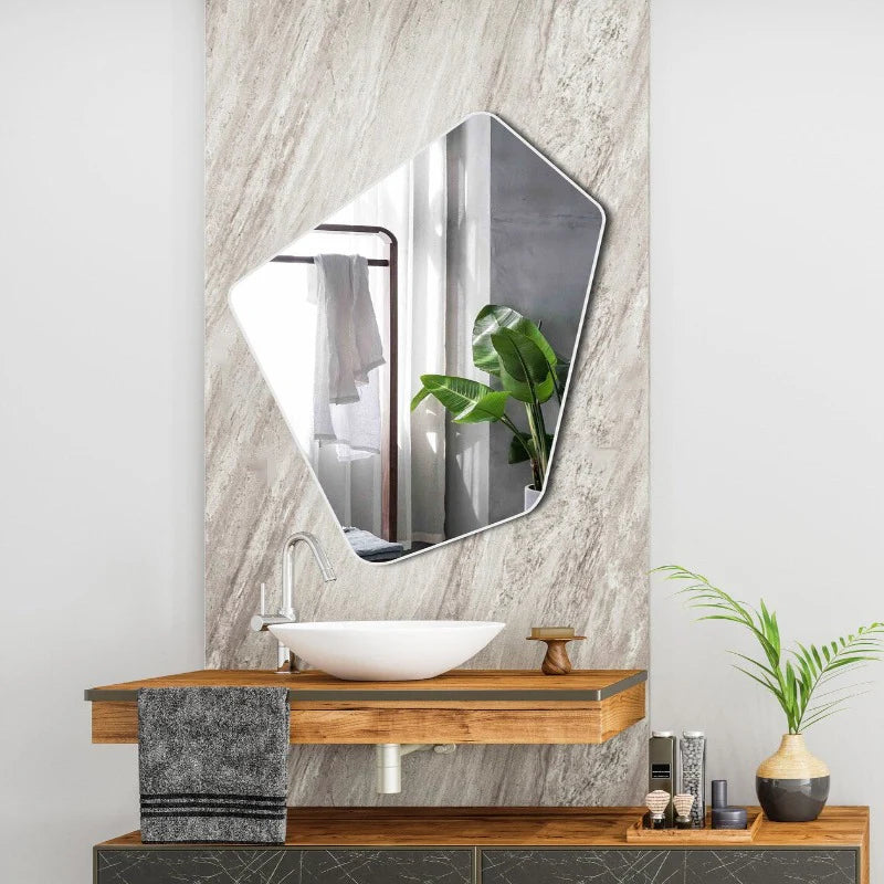 Miroir de salle de bain salon irrégulier