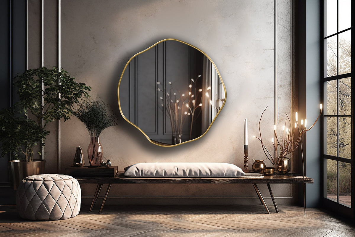 Miroir circulaire asymétrique