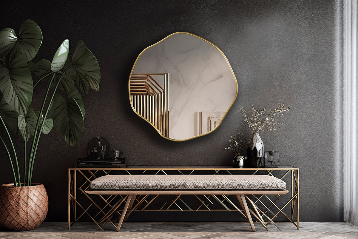 Miroir circulaire asymétrique