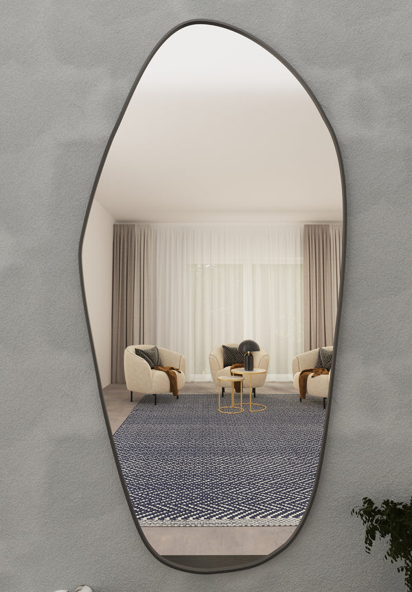 Grands miroirs muraux asymétriques irréguliers