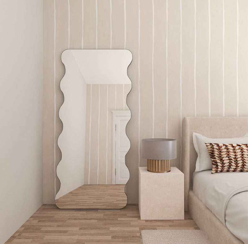 Miroir corporel irrégulier incurvé