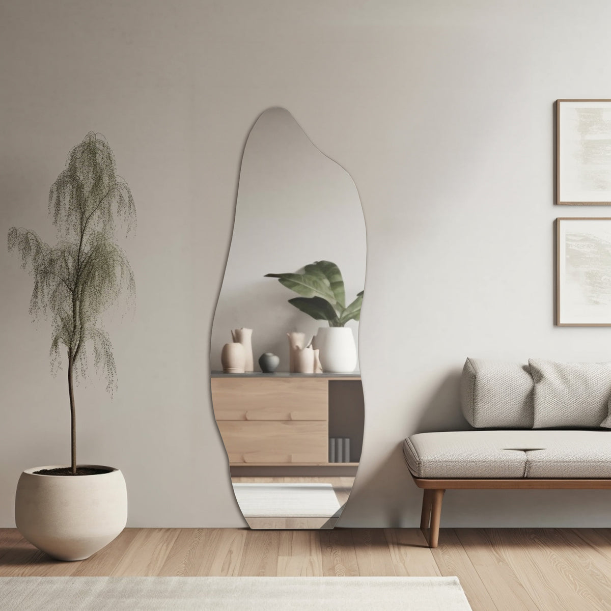 miroir pour décoration d'intérieur sans led