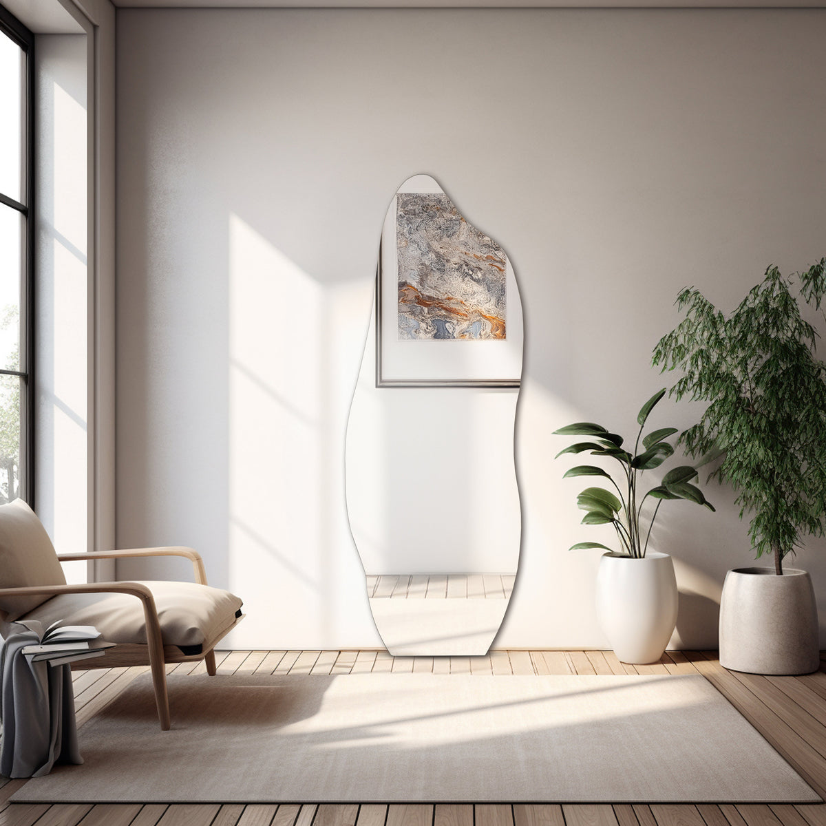 miroir pour décoration d'intérieur sans led