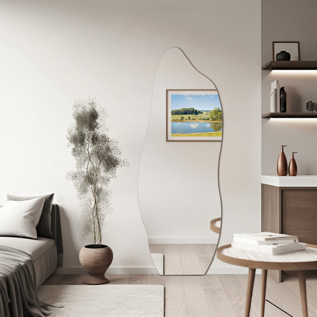 miroir pour décoration d'intérieur sans led