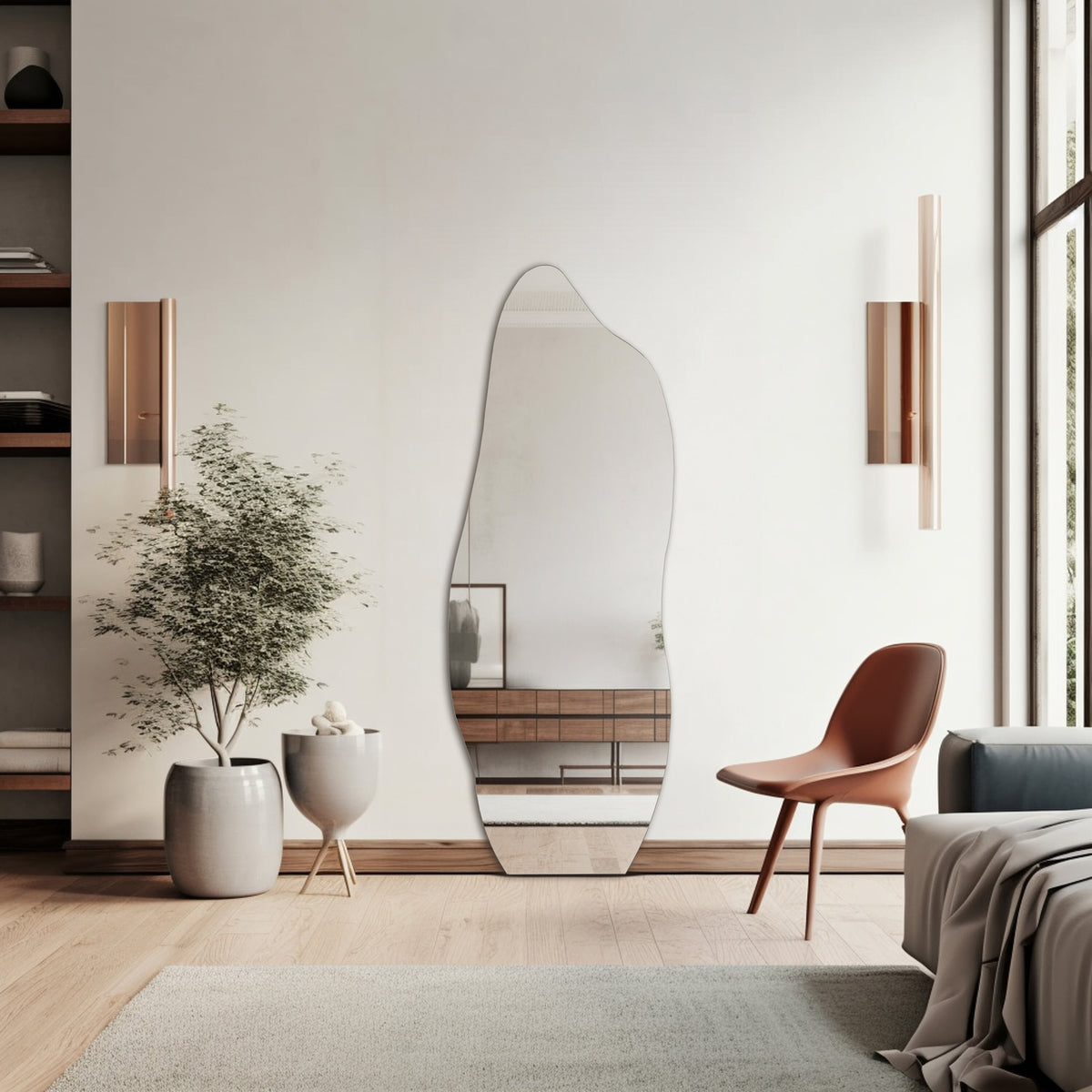 miroir pour décoration d'intérieur sans led