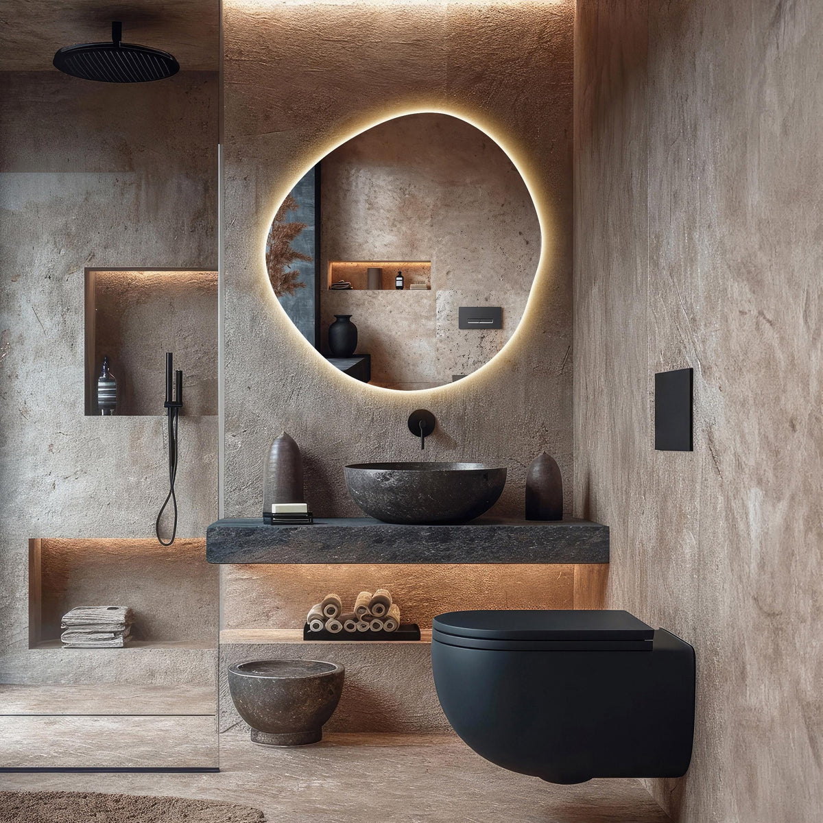 Miroir LED pour salle de bain Elara