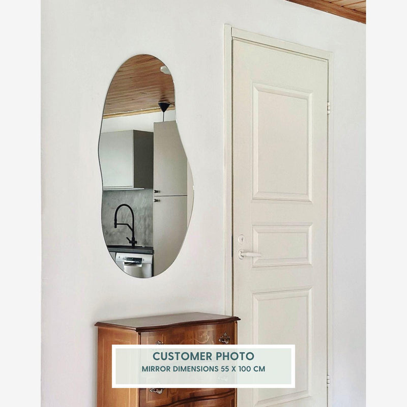 Miroir LED asymétrique