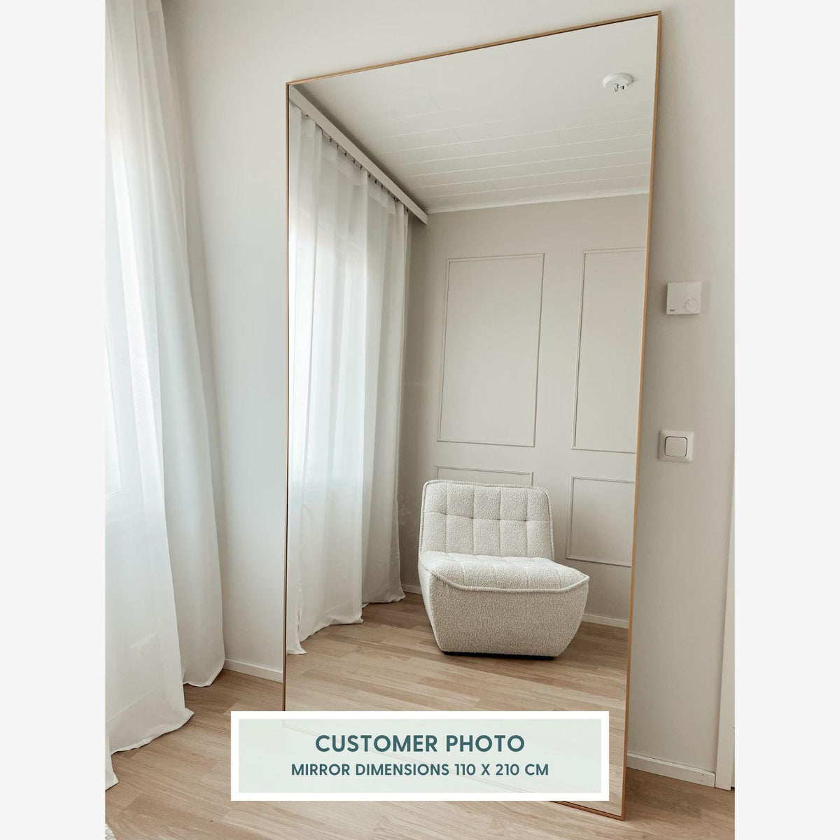 Miroir pleine longueur de luxe
