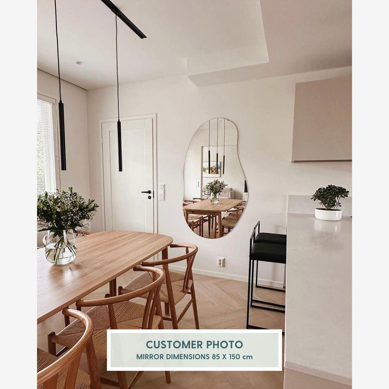 Miroir LED asymétrique