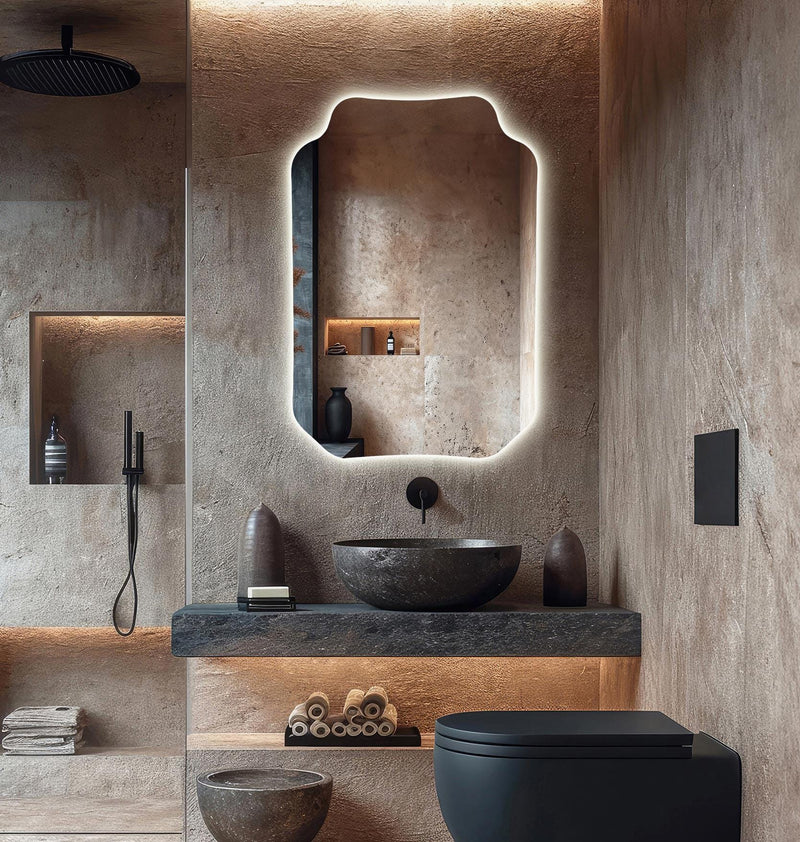 Miroir lumineux LED esthétique