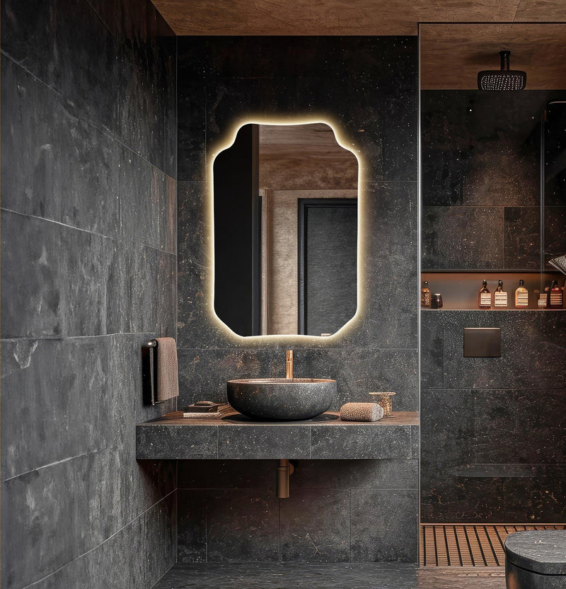 Miroir lumineux LED esthétique