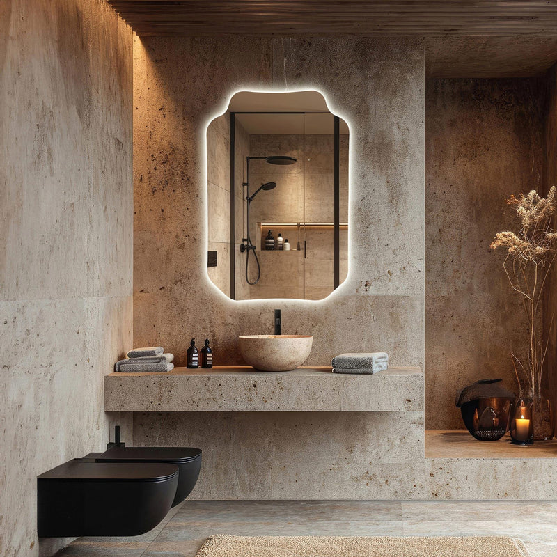 Miroir lumineux LED esthétique