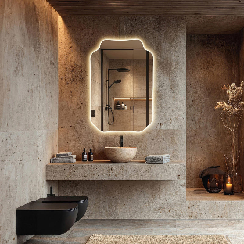 Miroir lumineux LED esthétique