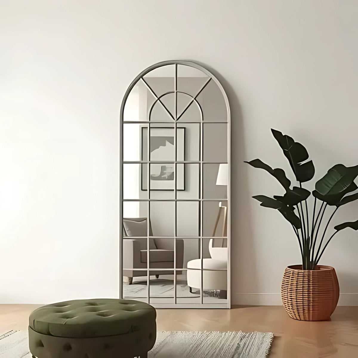 Miroir mural décoratif extérieur élégant