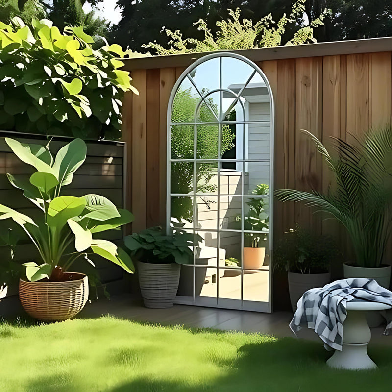 Miroir mural décoratif extérieur élégant