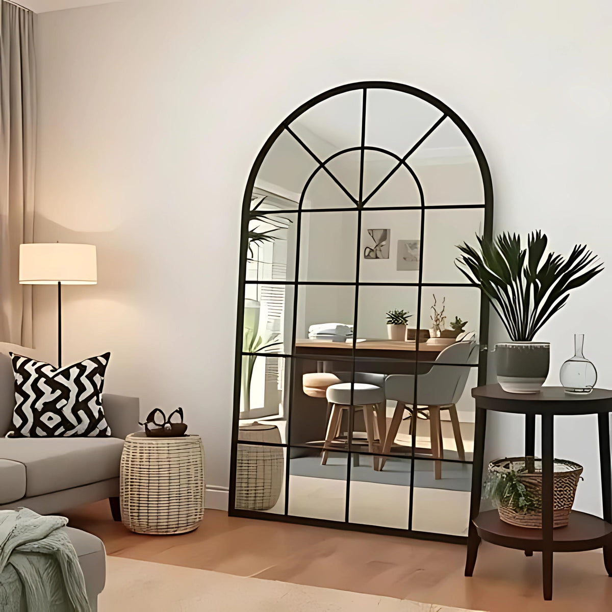 Miroir mural décoratif extérieur élégant
